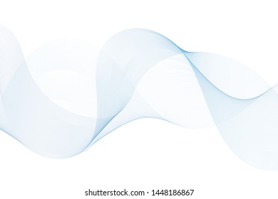 Smoke abstract background with curve shape. Usable for poster, wallpaper, cover and flyer. Colored wave lines like smoke. Colorful fluid poster.