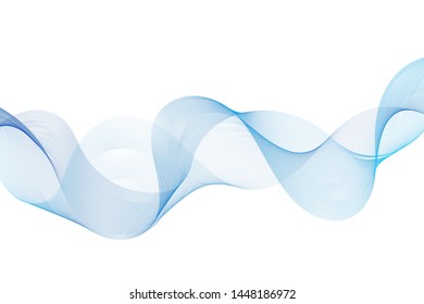 Smoke abstract background with curve shape. Usable for poster, wallpaper, cover and flyer. Colored wave lines like smoke. Colorful fluid poster.