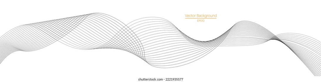 Smoke abstract background with curve shape. Usable for poster, wallpaper, cover and flyer. Colored wave lines like smoke. 