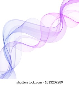 Smoke abstract background with curve. Suitable for poster, wallpaper, cover and flyer. Color wave