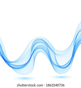 Smoke abstract background with curve. Suitable for poster, wallpaper, cover and flyer. Color wave