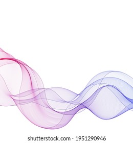 Smoke abstract background with curve. Suitable for poster, wallpaper, cover and flyer. Color wave