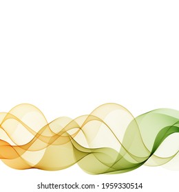 Smoke abstract background with curve. Suitable for poster, wallpaper, cover and flyer. Color wave