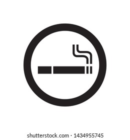 smoke area, smoking cigarette icon vector illustration