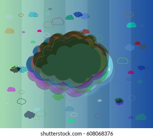 smoke art template