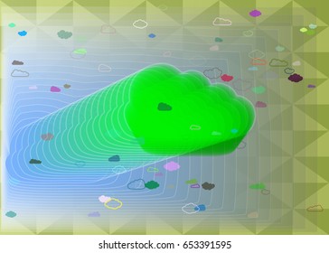 smoke art template