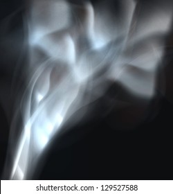 Smoke background. Abstract  composition illustration