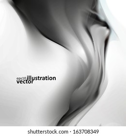Smoke background. Abstract composition Illustration. Vector eps10