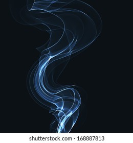 Smoke background. Abstract  composition illustration.