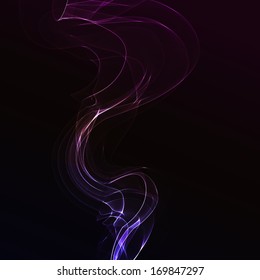 Fondo de humo. Ilustración de composición abstracta. 