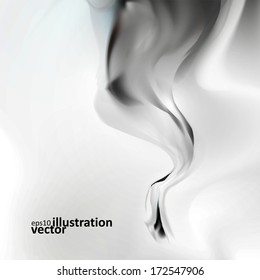 Smoke background. Abstract composition Illustration. Vector eps10