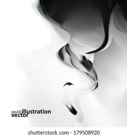 Smoke background. Abstract composition Illustration. Vector eps10