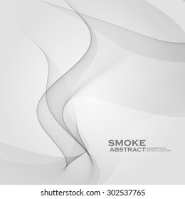 Smoke background. Abstract composition illustration - vector eps10