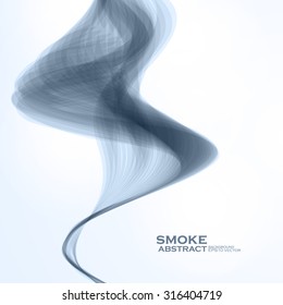 Smoke background. Abstract composition illustration - vector eps10