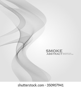 Smoke background. Abstract composition illustration - vector eps10