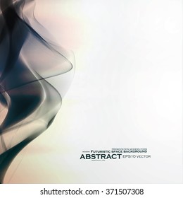 Smoke background. Abstract composition illustration - vector eps10