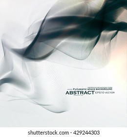 Smoke background. Abstract composition illustration - vector eps10