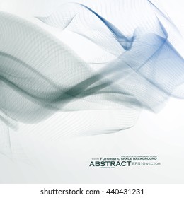 Smoke background. Abstract composition illustration - vector eps10