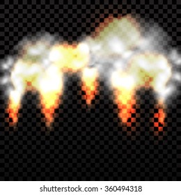 Smoke background. Abstract  illustration
