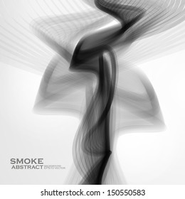 Smoke background. Abstract  vector illustration eps10