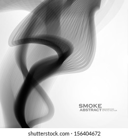 Smoke background. Abstract  vector illustration eps10