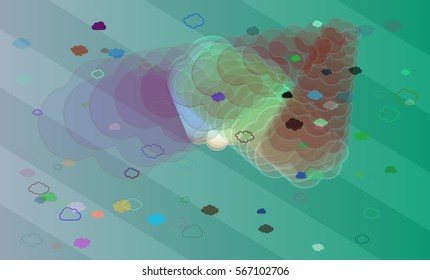smoke background art
