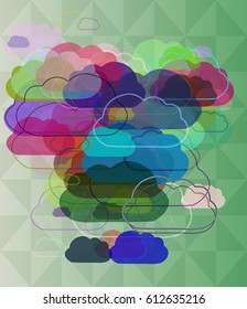 smoke background art