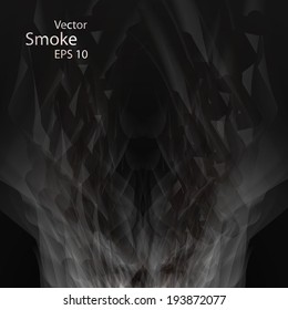 Smoke background eps10, vector elegant wave