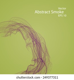 Smoke background eps10, vector elegant wave