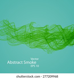 Smoke background eps10, vector elegant wave