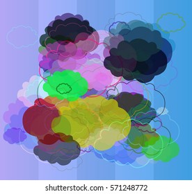 smoke background icon