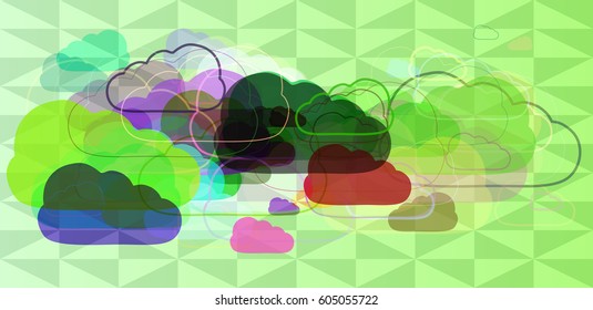 smoke background icon