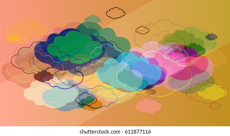 smoke background icon