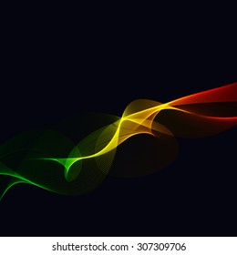 Smoke background. Vector. 