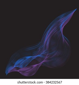 smoke blue purple black