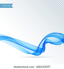 smoke blue wave vector background