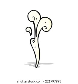 elemento de diseño de dibujos animados de humo