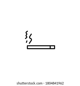 smoke, cigarette icon vector illustration