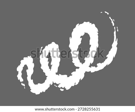 Smoke cloud icon. Vector special effect of puff or steam cloud. Fire blast, smog or fume. Dust or vapor template. Cartoon design white element of comic book