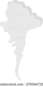 Smoke Clouds Element in Abstract Design. Vector Illustration.