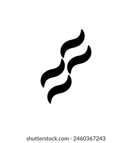 smoke concept line icon. Simple element illustration. smoke concept outline symbol design.