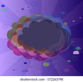 smoke design vector