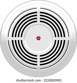 Smoke Detector Equipment Vector Illustration
