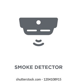 smoke detector icon. smoke detector design concept from Electronic devices collection. Simple element vector illustration on white background.