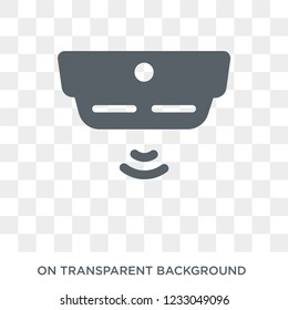 smoke detector icon. smoke detector design concept from Electronic devices collection. Simple element vector illustration on transparent background.