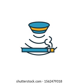 Smoke Detector icon. Simple element from sensors icons collection. Creative Smoke Detector icon ui, ux, apps, software and infographics.