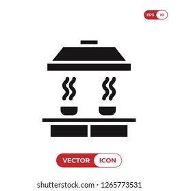 Smoke detector icon vector