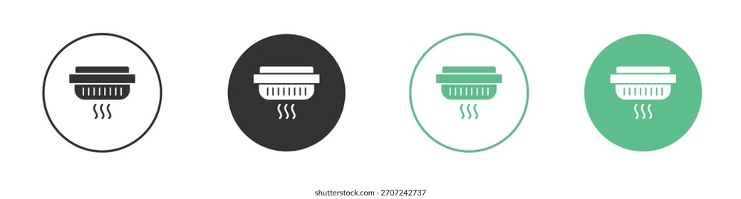 Smoke detector icon vector, Symbol, logo illustrations