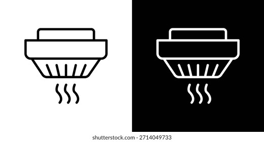 Vector del icono del detector de Smoke, símbolo, ilustraciones del logotipo