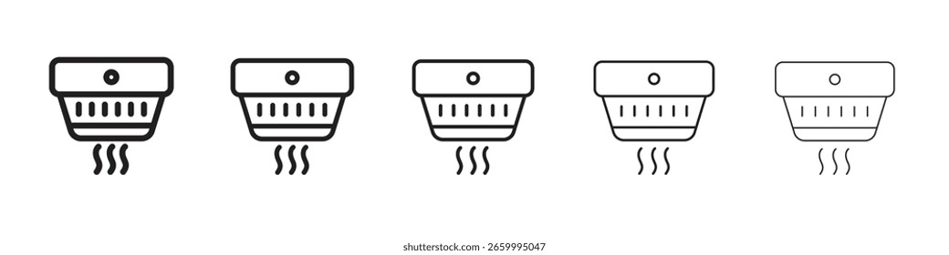 Smoke detector icon for your web site design, logo, app, UI.